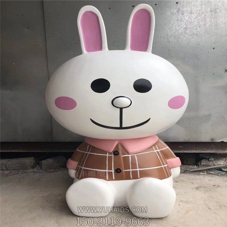 商场店铺玻璃钢卡通小熊雕塑