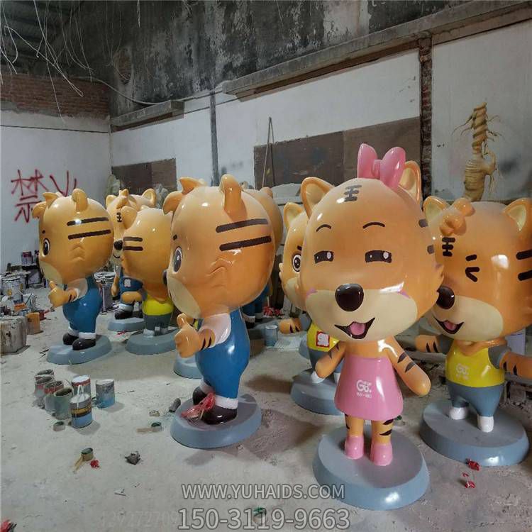 玻璃钢卡通户外景观美陈摆件雕塑