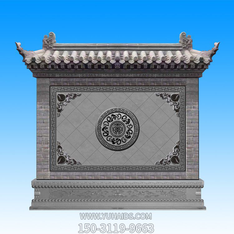 大理石石雕园林景区大型影壁雕塑