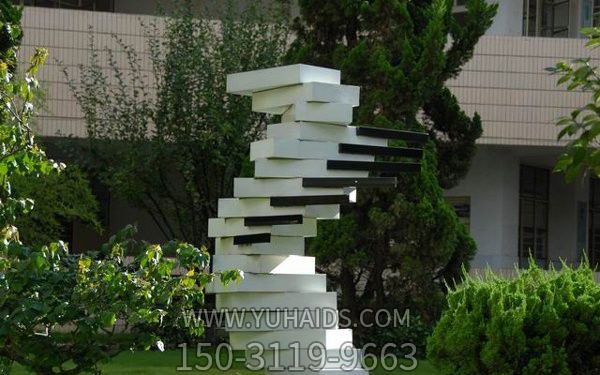 校园不锈钢创意个性书雕塑