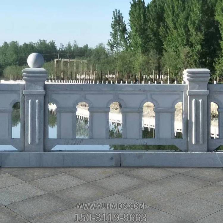 户外河道大理石石雕园林户外景区栏杆栏板雕塑