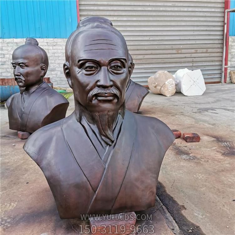 铜雕校园广场名人景观胸像雕塑