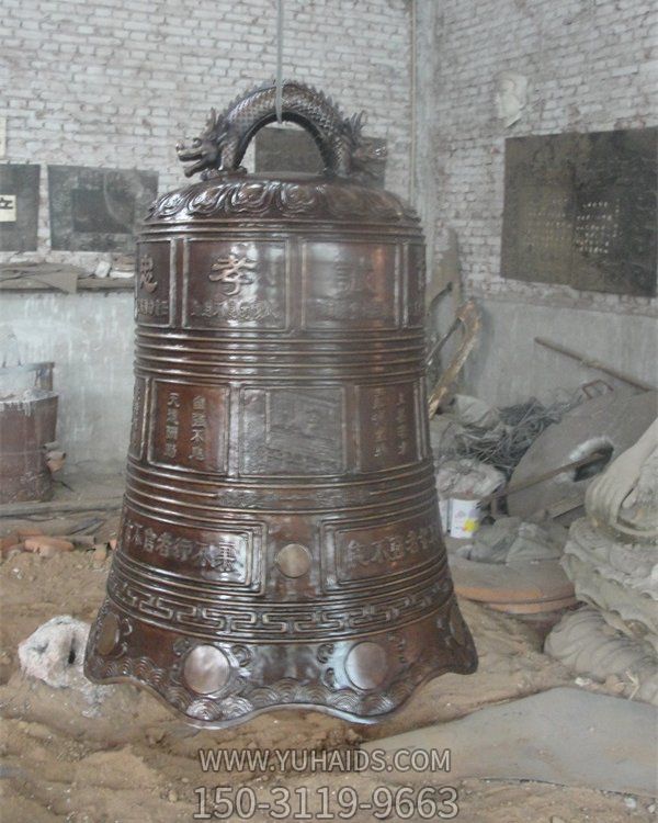 铜雕大型寺庙铜雕铜钟雕塑