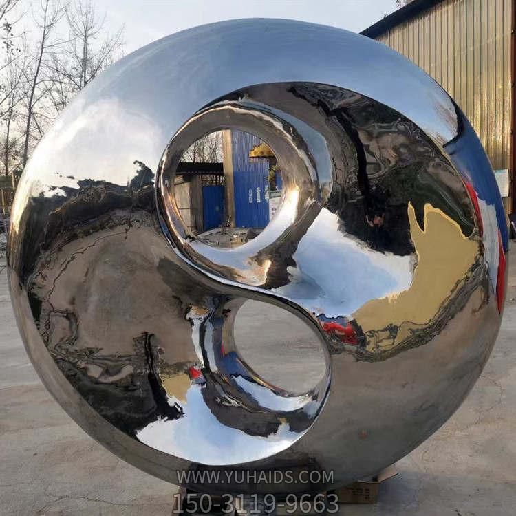 不锈钢镜面户外园林景观雕塑摆件