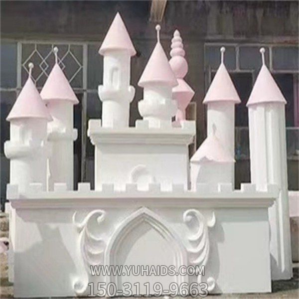 儿童乐园泡沫卡通城堡模型婚礼装饰摆件雕塑
