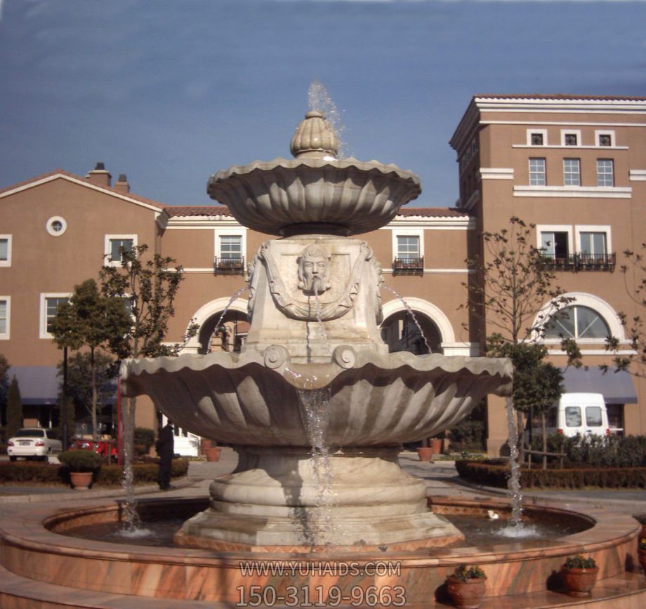 学校广场浮雕欧式喷泉石雕雕塑