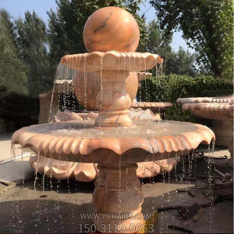中式石雕喷泉大型广场创意喷泉雕塑