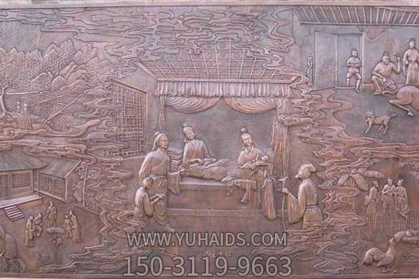 中国历史文化主题铜浮雕雕塑