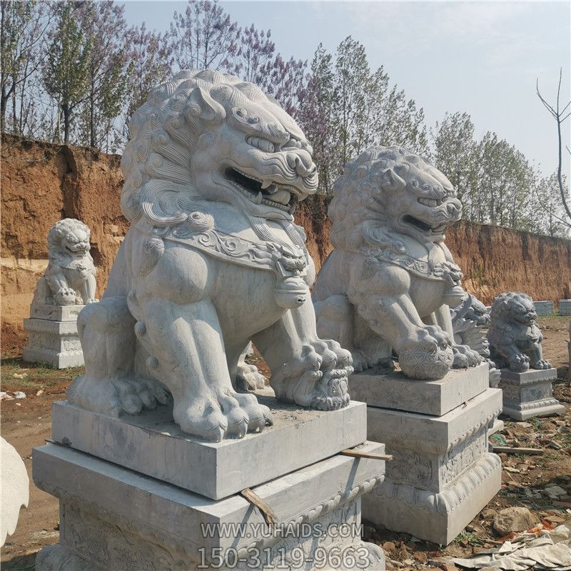 大型仿真动物石雕狮子雕塑