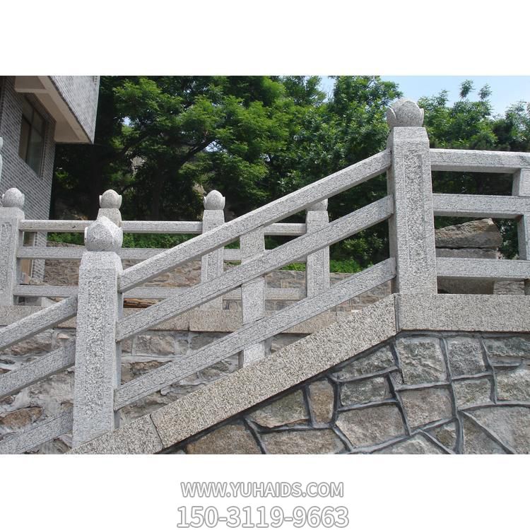 景区河道楼梯大理石栏杆护栏雕塑