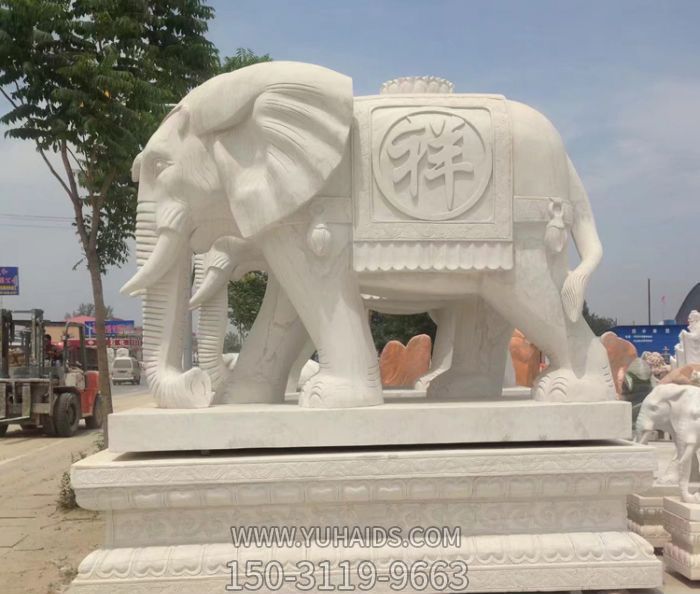 户外园林大型景观装饰品大象雕塑
