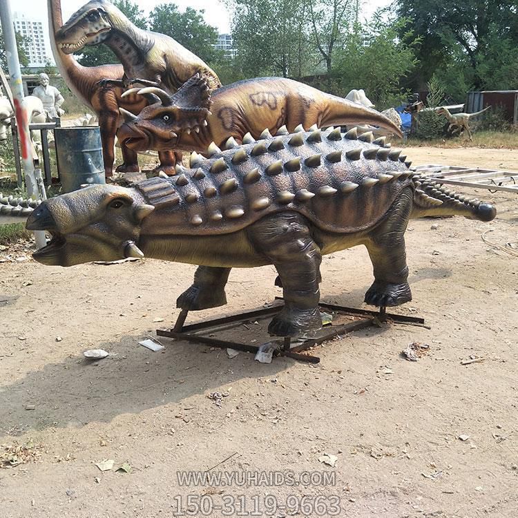  园林景观 仿真动物模型玻璃钢恐龙雕塑