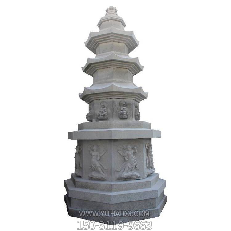 花岗岩石雕人物寺院佛塔雕塑