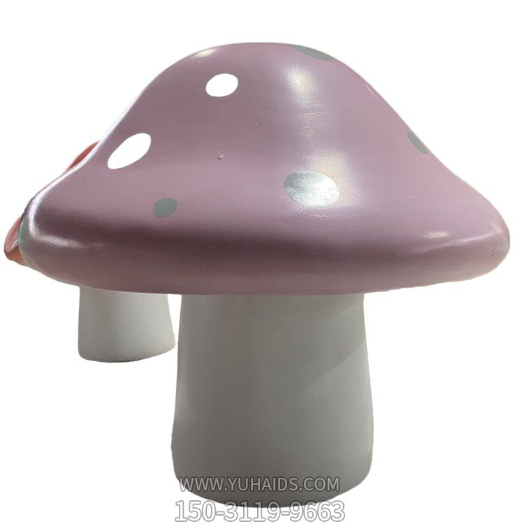 玻璃钢户外园林景观蘑菇雕塑
