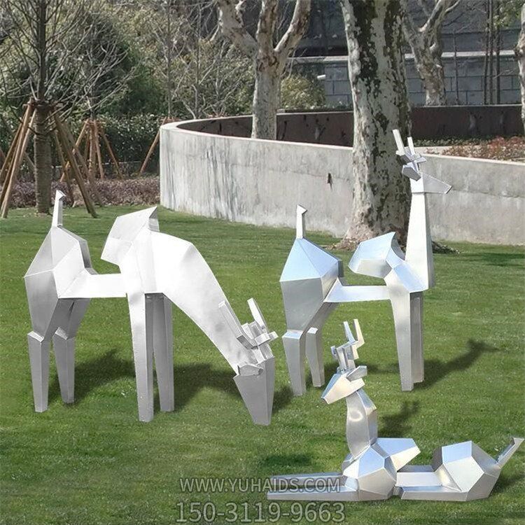 城市户外不锈钢艺术抽象景观雕塑