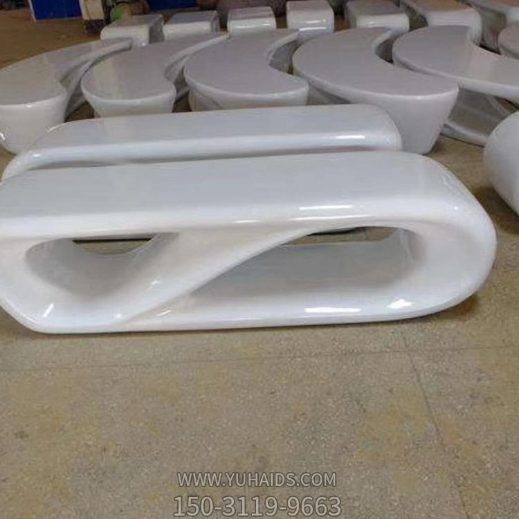 商厦创意玻璃钢商业街美陈摆件坐凳雕塑