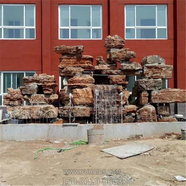 公司工厂校园纯天然石雕假山雕塑