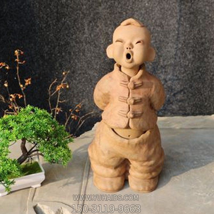 户外园林创意泥塑景观儿童雕塑