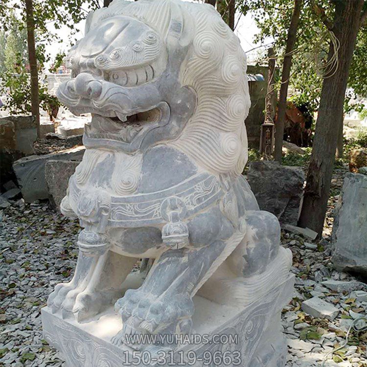 广场景区摆件大理石狮子雕塑
