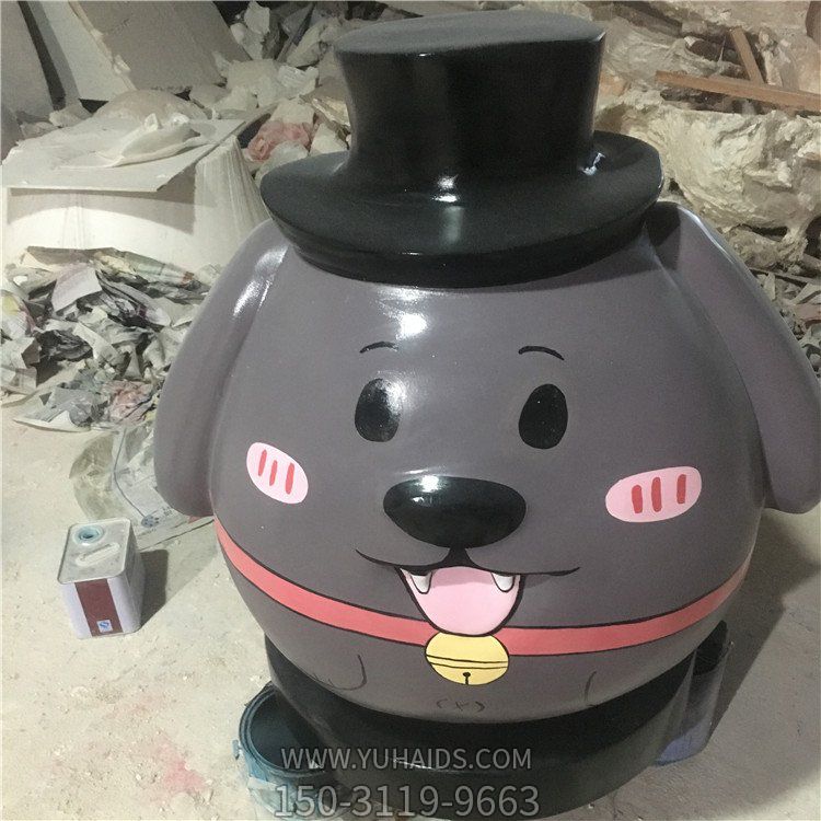幼儿园玻璃钢卡通动物雕塑