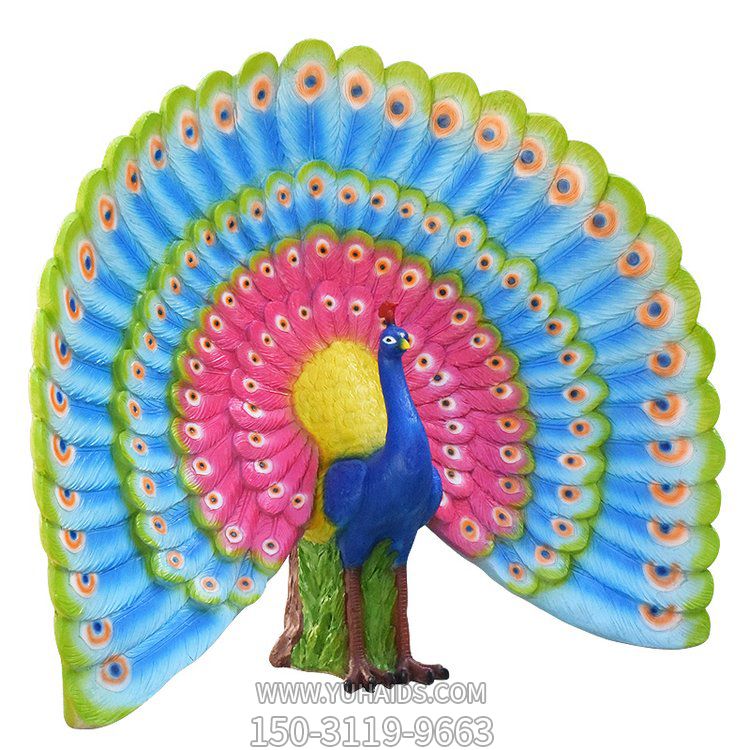 公园玻璃钢仿真动物雕塑