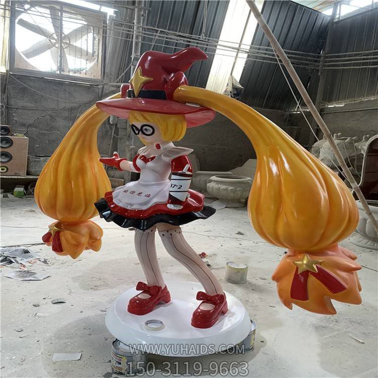 电影院玻璃钢卡通游戏人物景观摆件雕塑