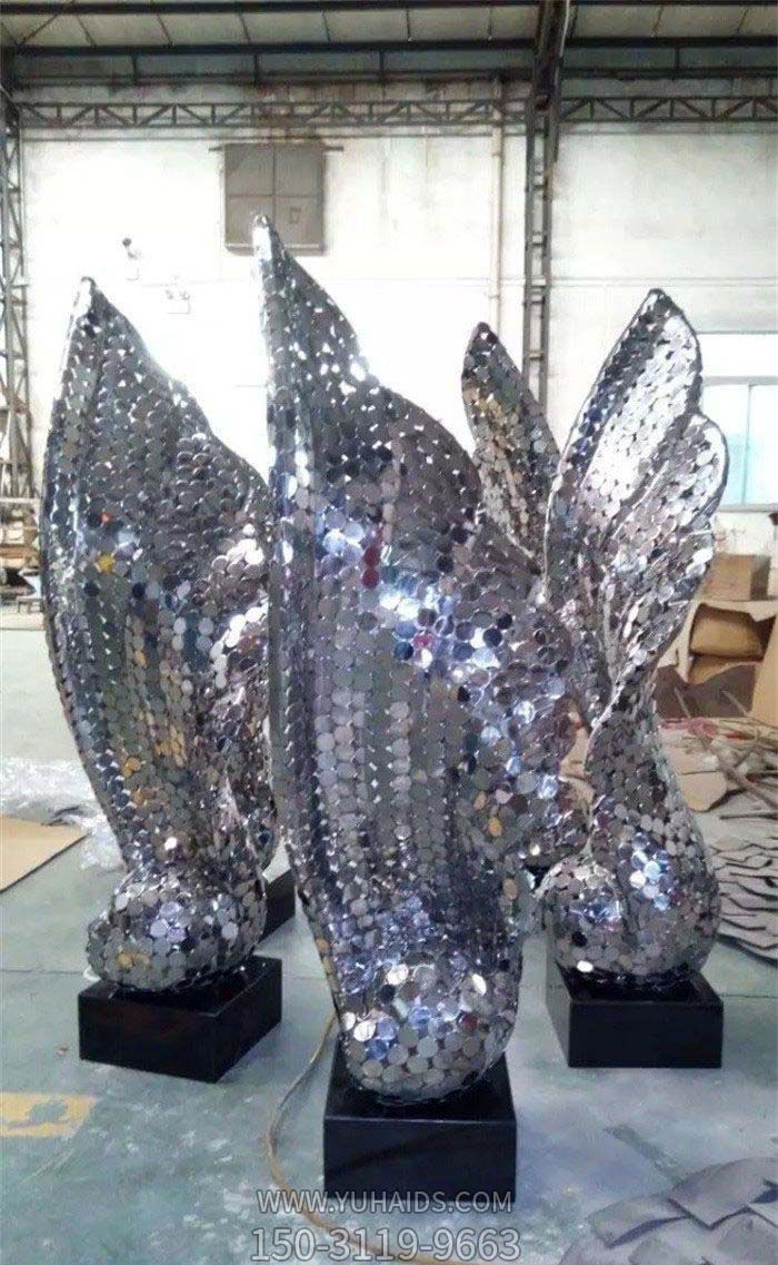 商厦别墅抽象艺术切面个性景观天鹅雕塑