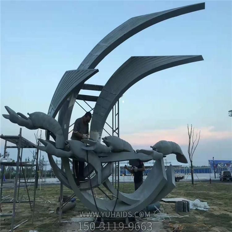 户外广场园林不锈钢创意景观雕塑