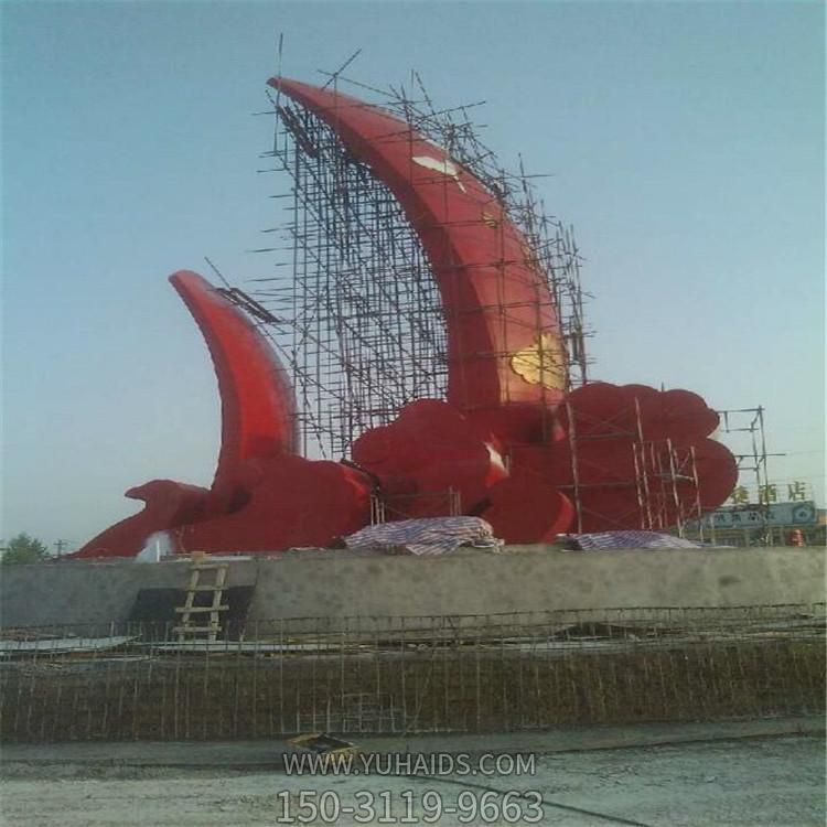 广场不锈钢大型景观摆件雕塑