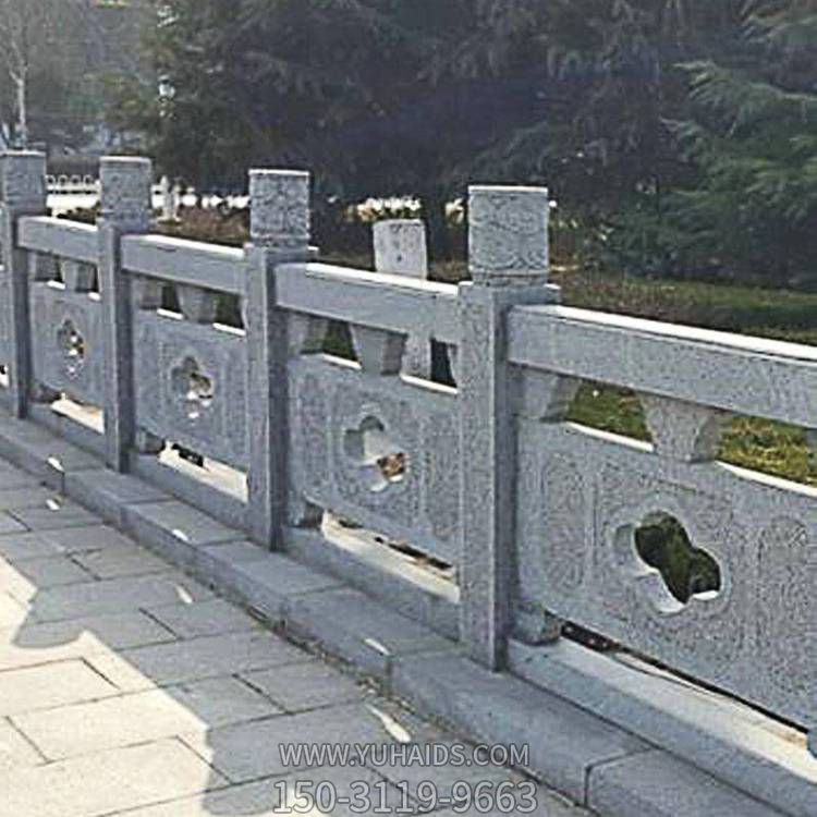 户外河道大型园林镂空栏杆栏板雕塑