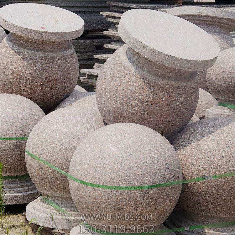 公园小区大理石石雕园林车阻石雕塑