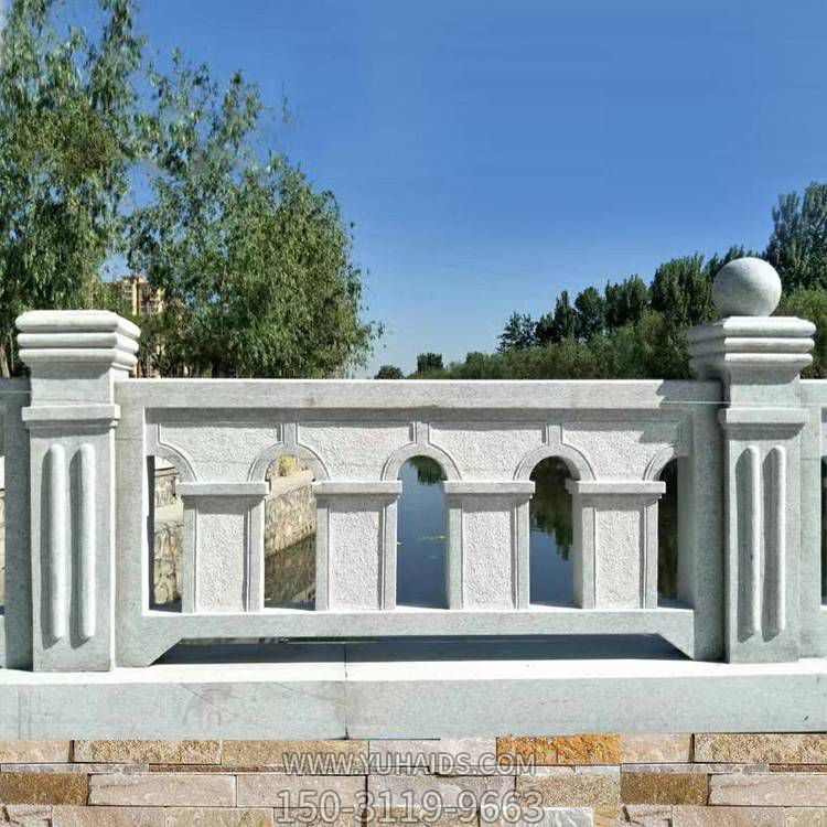 景区河道大理石花岗岩镂空欧式栏板雕塑