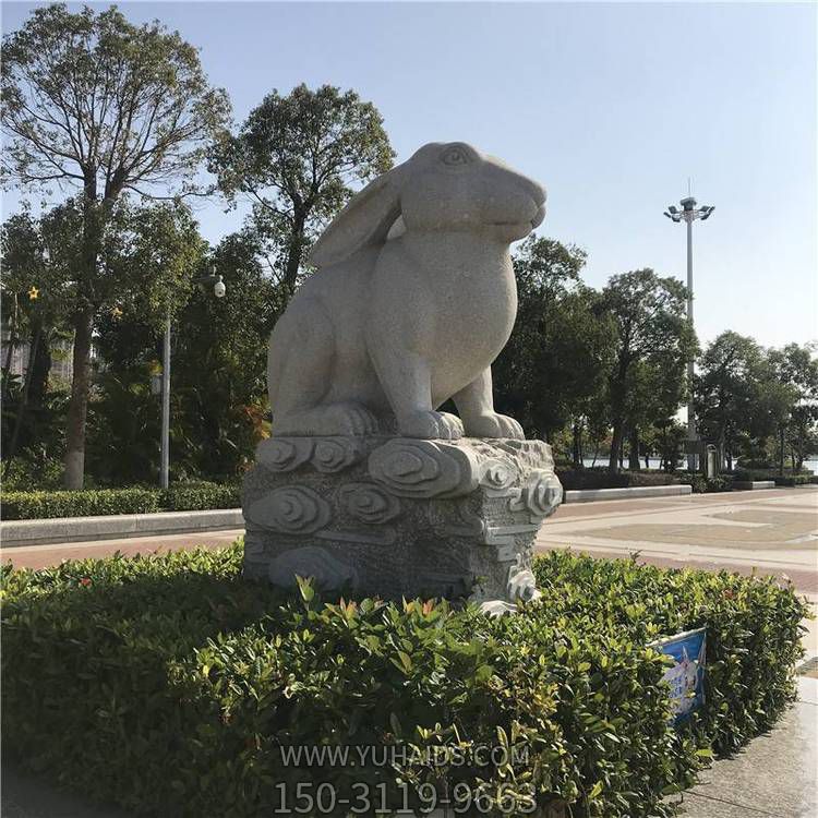 大理石十二生肖公园广场大型摆件雕塑
