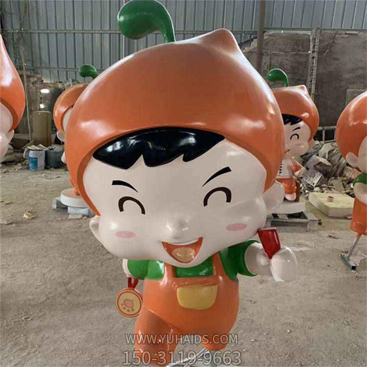 商场店铺步行街玻璃钢卡通人物景观摆件雕塑