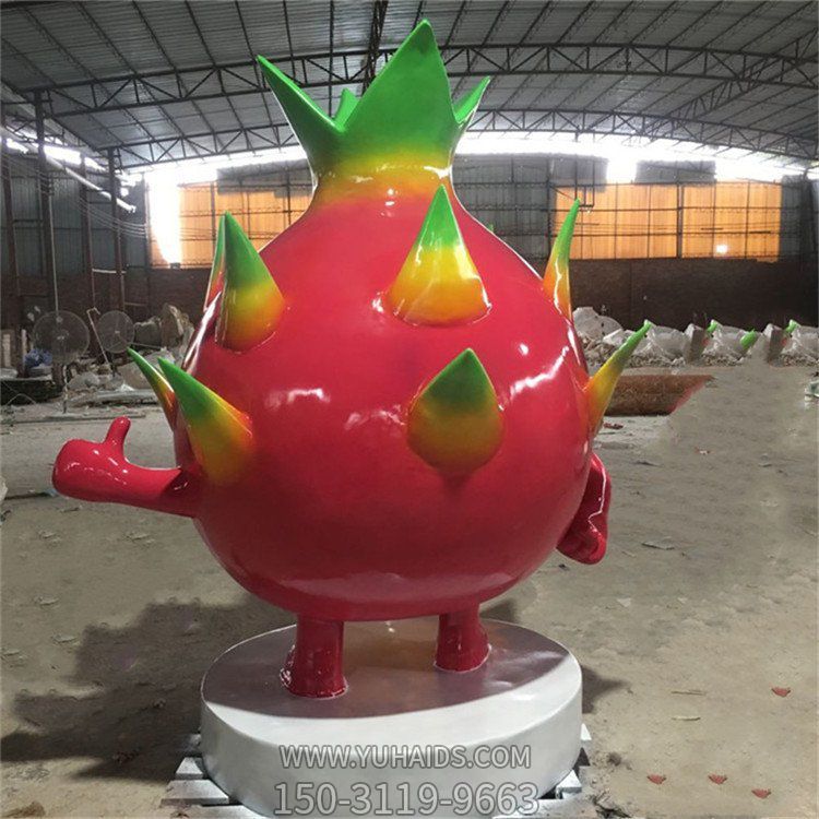 水果主题雕塑摆件  商场游乐园卡通公仔雕塑