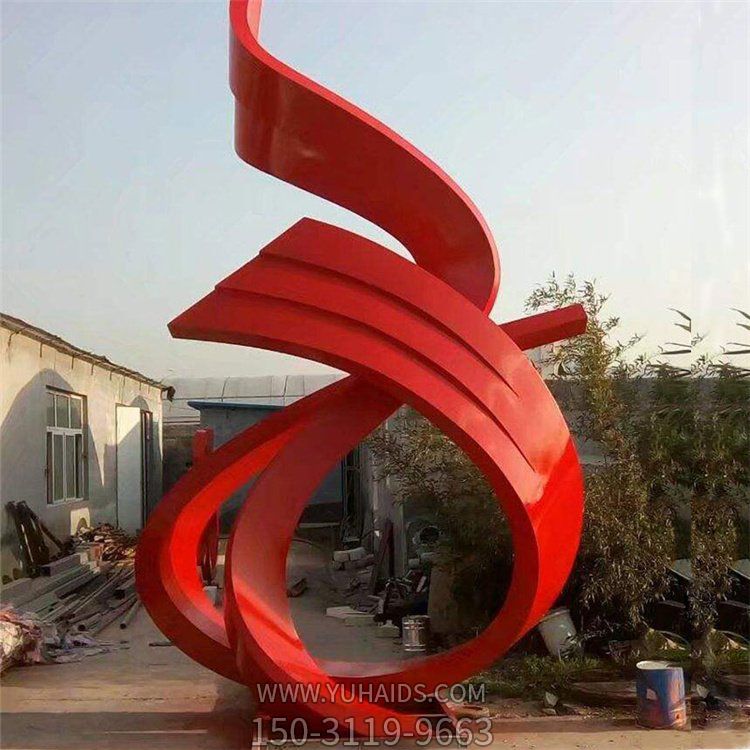 不锈钢几何园林抽象景观雕塑摆件