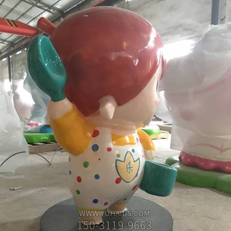 玻璃钢卡通商场店铺美陈摆件雕塑