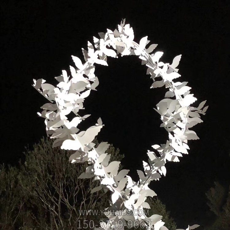 广场户外园林抽象创意蝴蝶景观雕塑