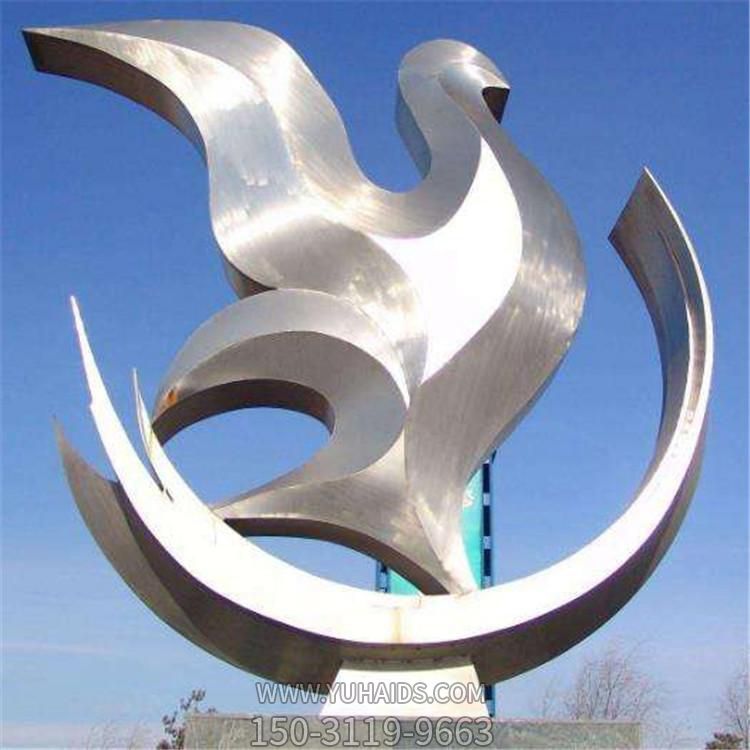 广场景观不锈钢镜面创意户外景观雕塑