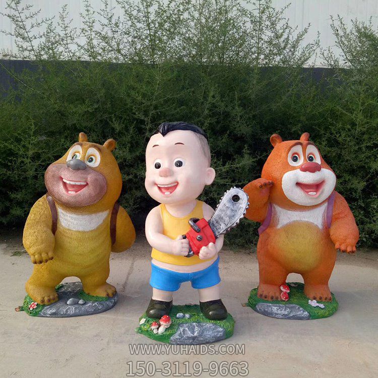 电影院商场摆放的玻璃钢卡通动漫人物雕塑摆件