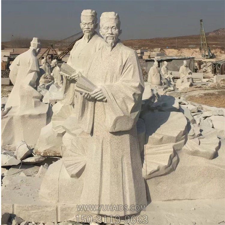 古代名人景观雕塑砂石石雕雕塑