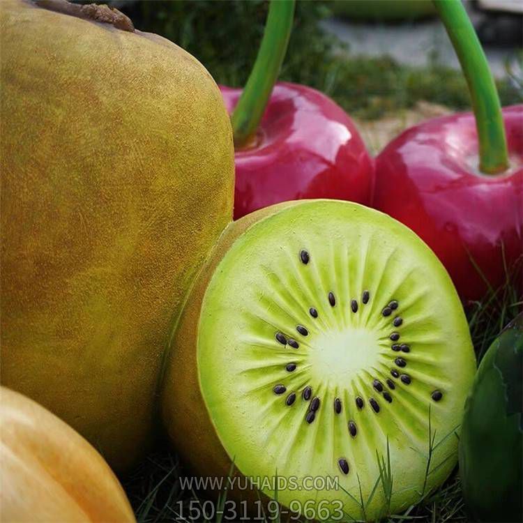 玻璃钢仿真水果摆件雕塑