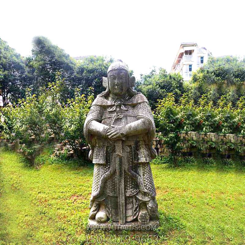 园林观光景区摆放大理石仿古徐达石雕像雕塑