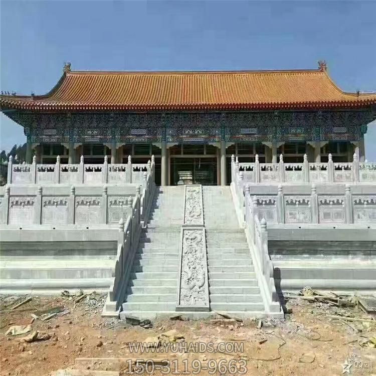 校园景区户外大型大理石石雕围栏雕塑