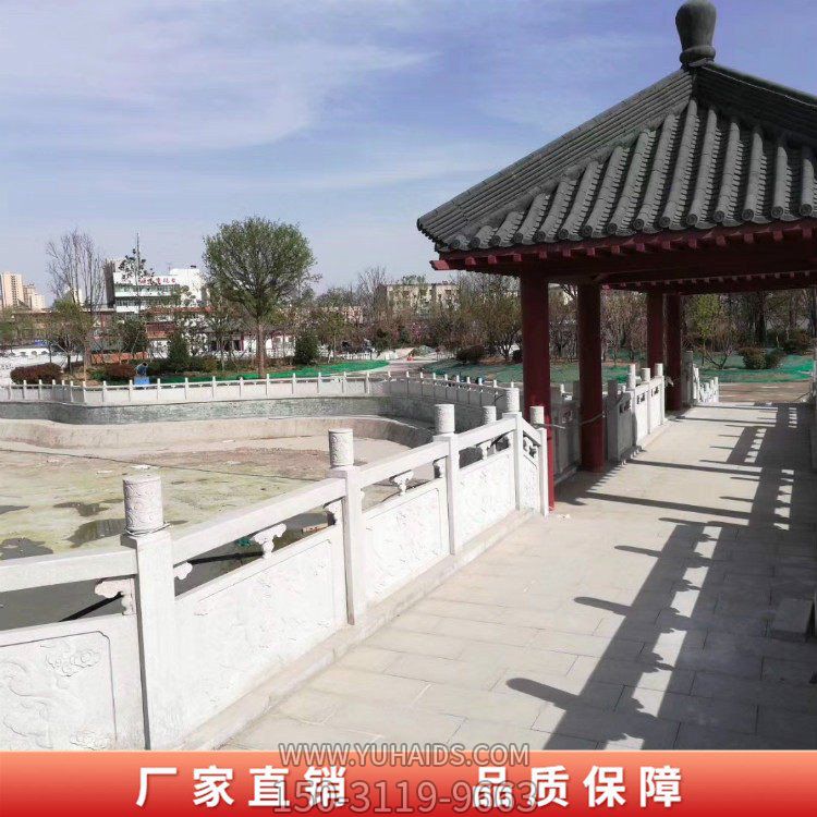 户外园林景观花园大理石石雕栏杆栏板雕塑