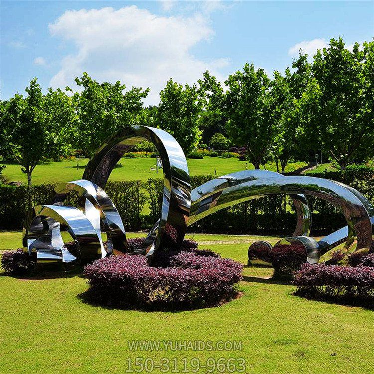 不锈钢创意景观雕塑