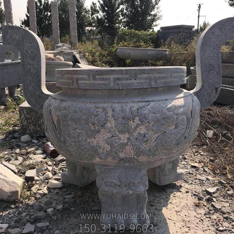 仿古做旧庭院寺庙香炉户外宗教鼎雕塑