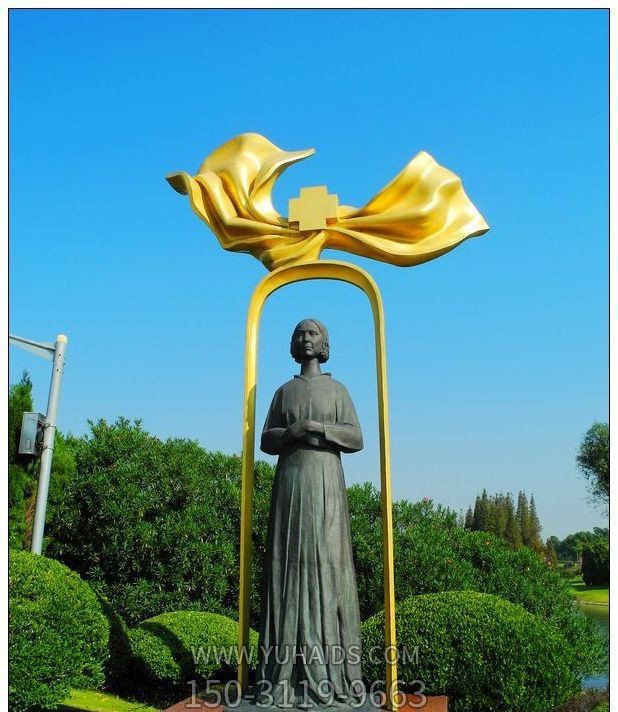 医院铜雕校园名人南丁格尔雕塑