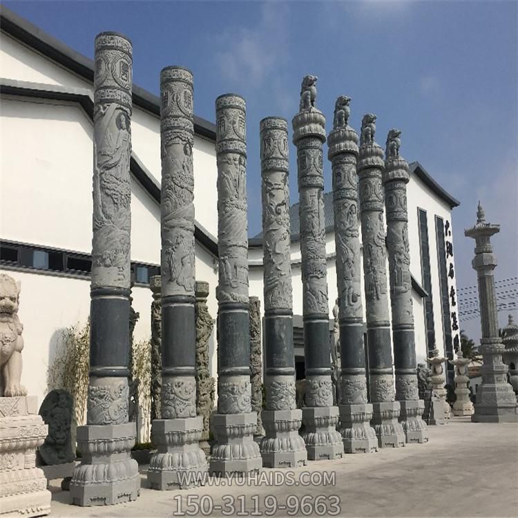 大理石石雕景观文化柱雕塑