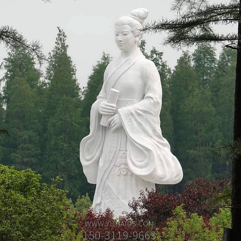 息夫人汉白玉石雕中国古代女性雕塑